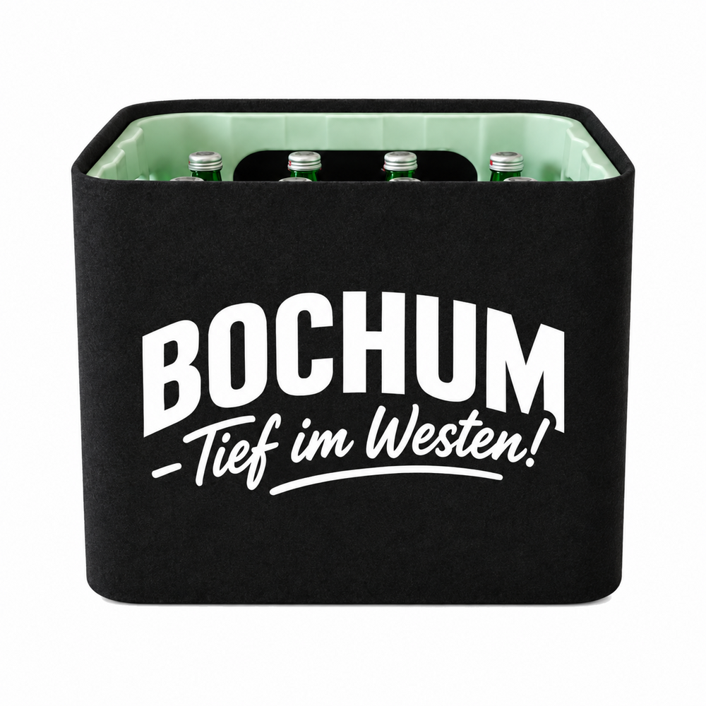 KistenBlende Bochum – Tief im Westen! auf Wasserkiste Glas