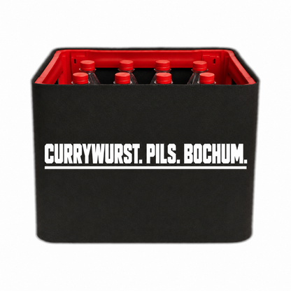 KistenBlende Currywurst. Pils. Bochum. auf Limonadenkiste PET