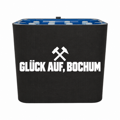 KistenBlende Glück auf, Bochum auf Wasserkiste PET