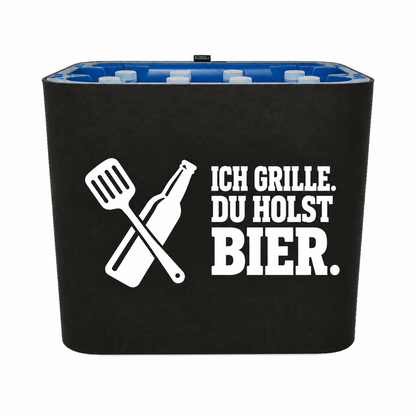 KistenBlende Ich grille. Du holst Bier. – wasser-pet-12x1l