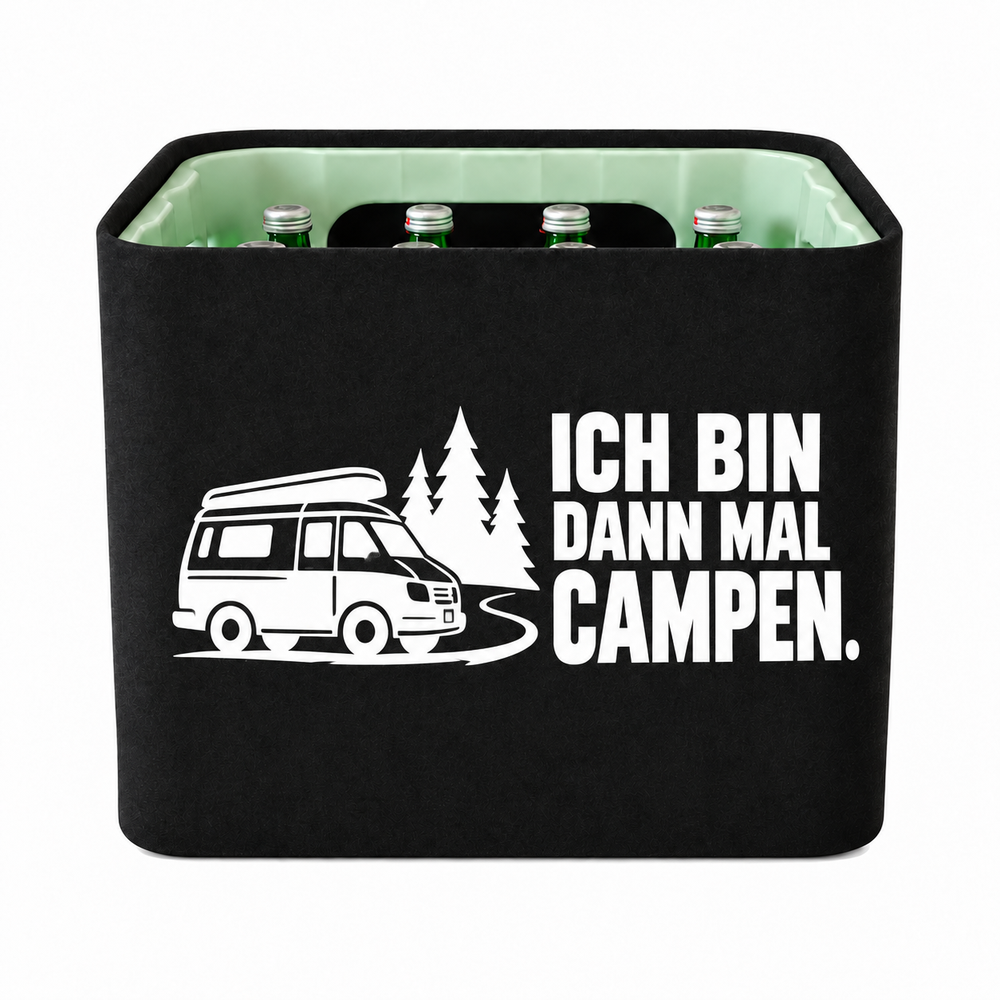 KistenBlende ICH BIN DANN MAL CAMPEN. – wasser-glas-12x0-7l