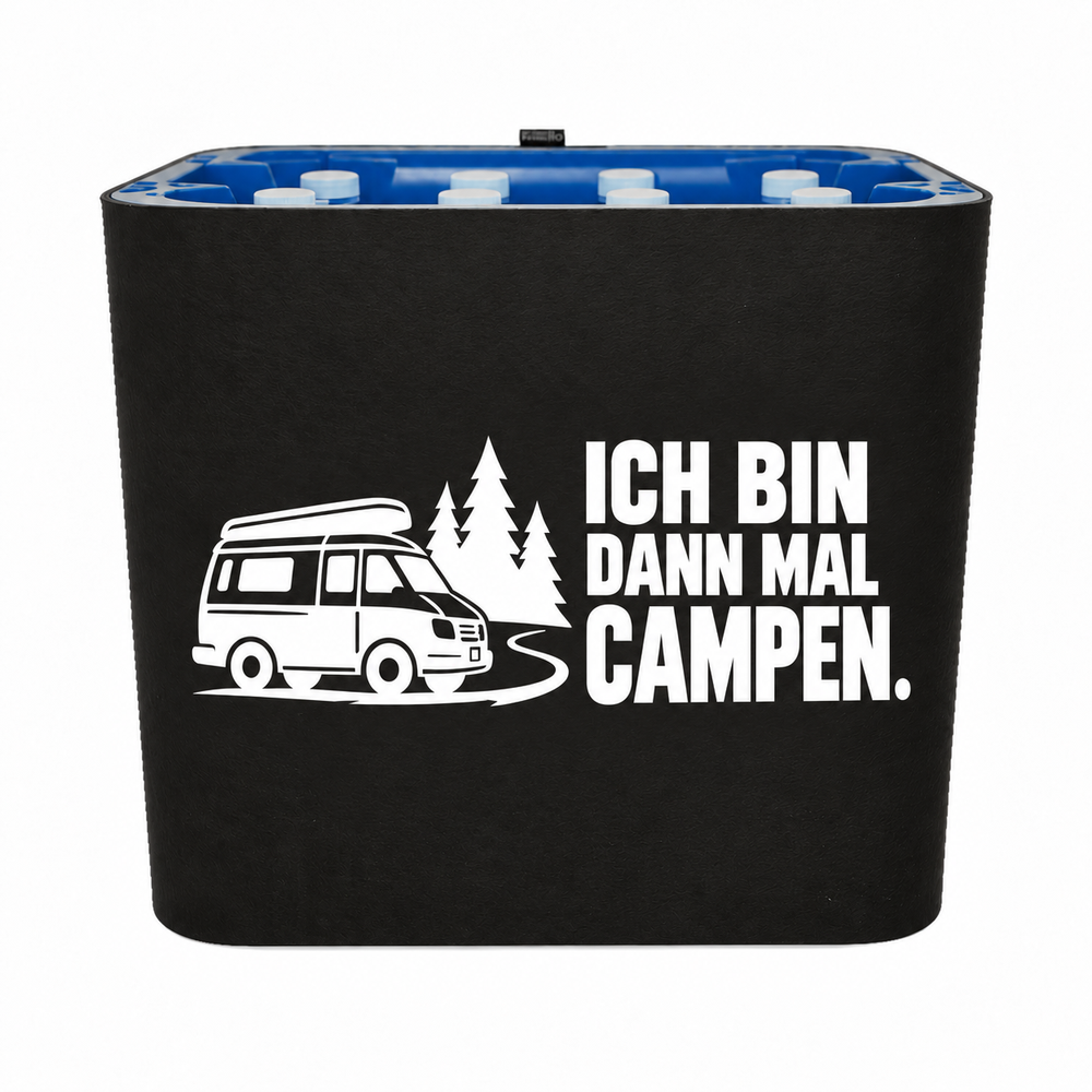 KistenBlende ICH BIN DANN MAL CAMPEN. – wasser-pet-12x1l