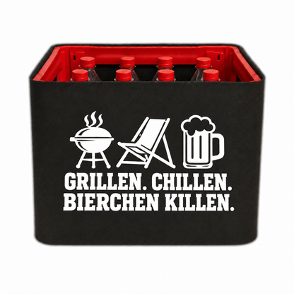 KistenBlende Grillen. Chillen. Bierchen killen. – limonade-pet-12x1l