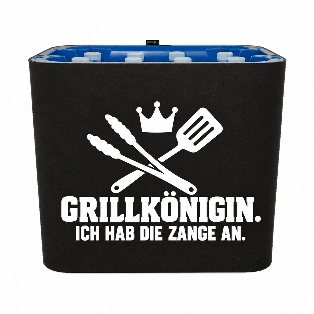 KistenBlende Grillkönigin – wasser-pet-12x1l