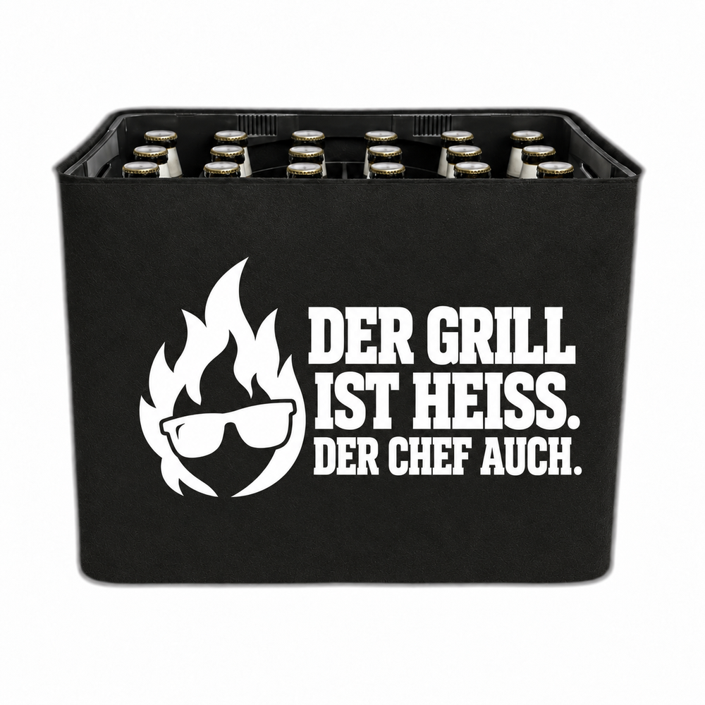 KistenBlende Der Grill ist heiß. Der Chef auch. – bier-24x0-33l-20x0-5l