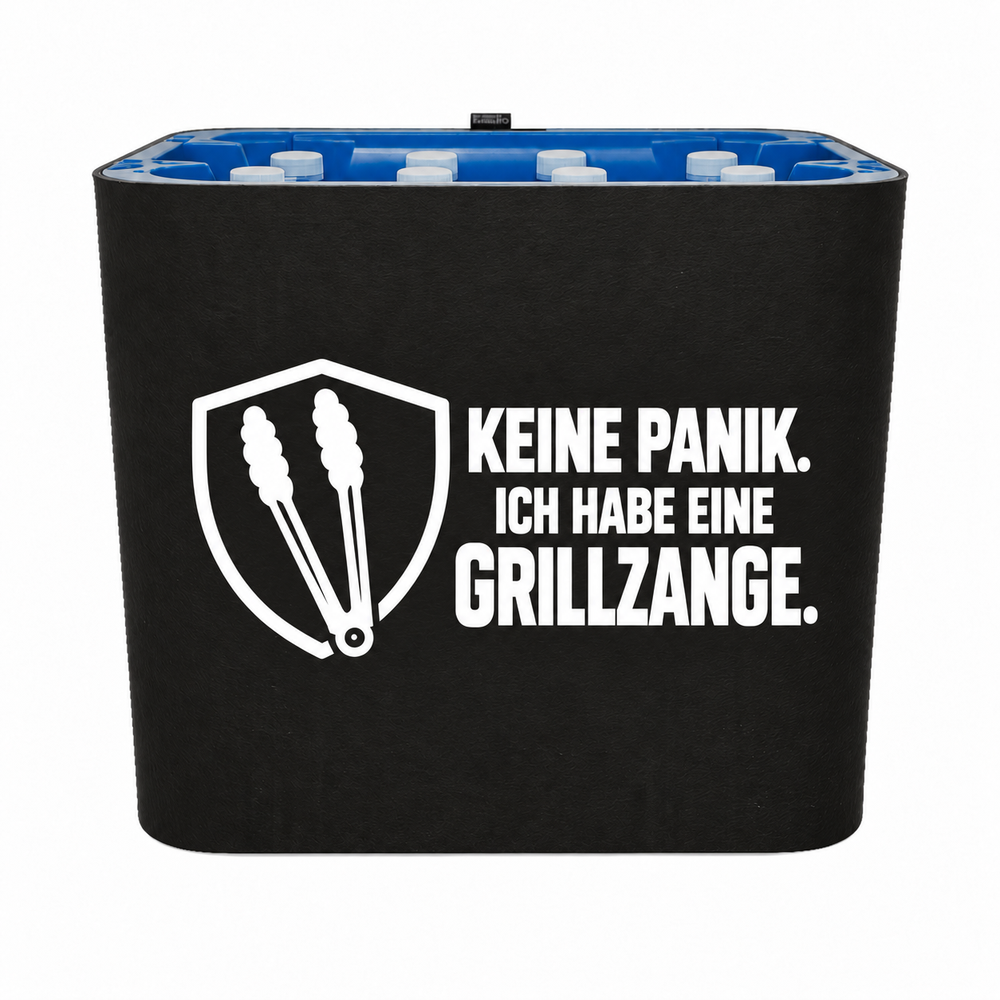 KistenBlende Keine Panik – wasser-pet-12x1l