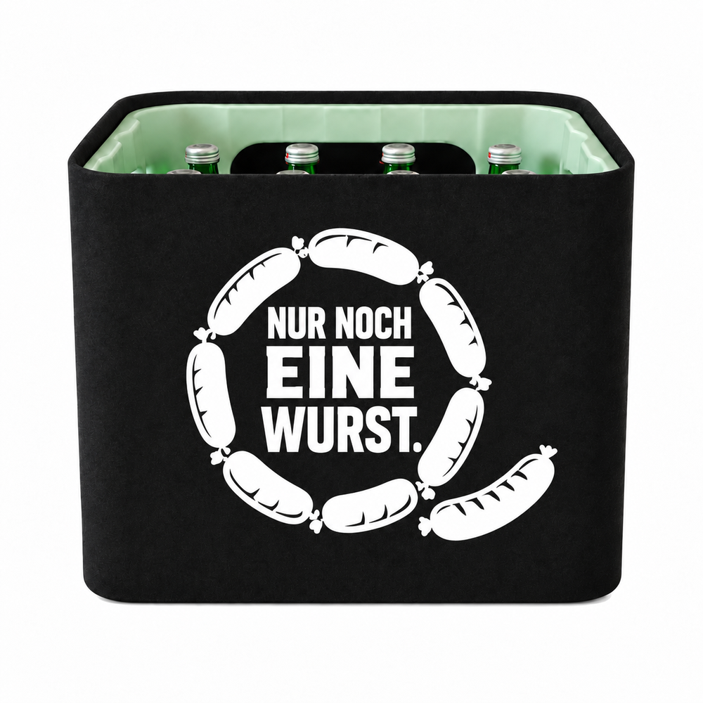 KistenBlende Nur noch eine Wurst – wasser-glas-12x0-7l