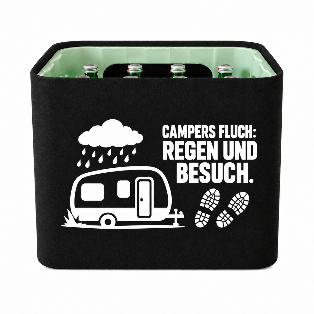KistenBlende CAMPERS FLUCH: REGEN UND BESUCH. – wasser-glas-12x0-7l