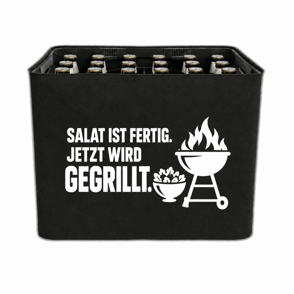 KistenBlende SALAT IST FERTIG. JETZT WIRD GEGRILLT. – bier-24x0-33l-20x0-5l