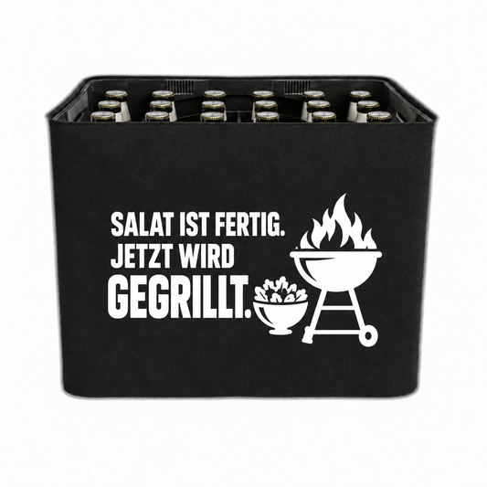 KistenBlende SALAT IST FERTIG. JETZT WIRD GEGRILLT. – bier-24x0-33l-20x0-5l