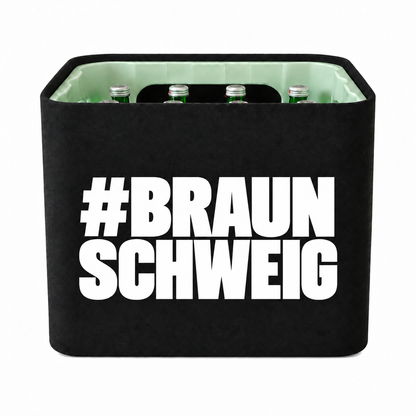 KistenBlende #BRAUNSCHWEIG auf Wasserkiste Glas