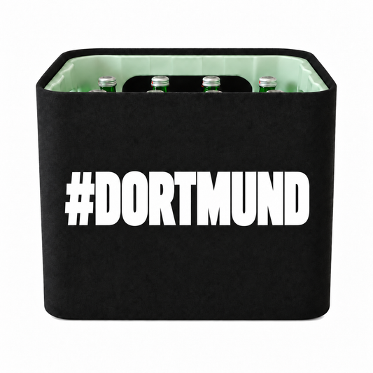 KistenBlende #DORTMUND auf Wasserkiste Glas