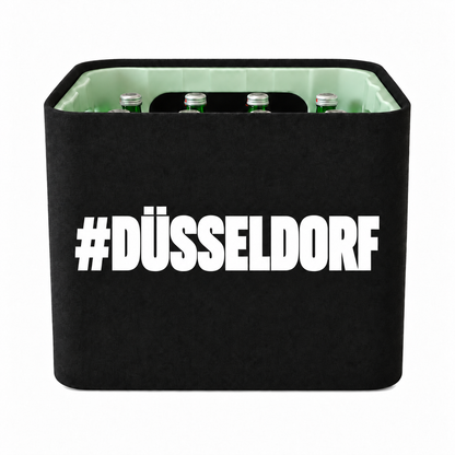 KistenBlende #DÜSSELDORF auf Wasserkiste Glas