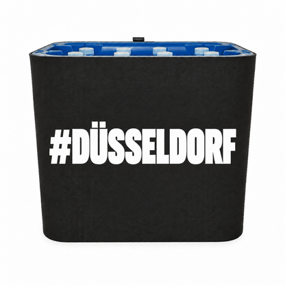 KistenBlende #DÜSSELDORF auf Wasserkiste PET