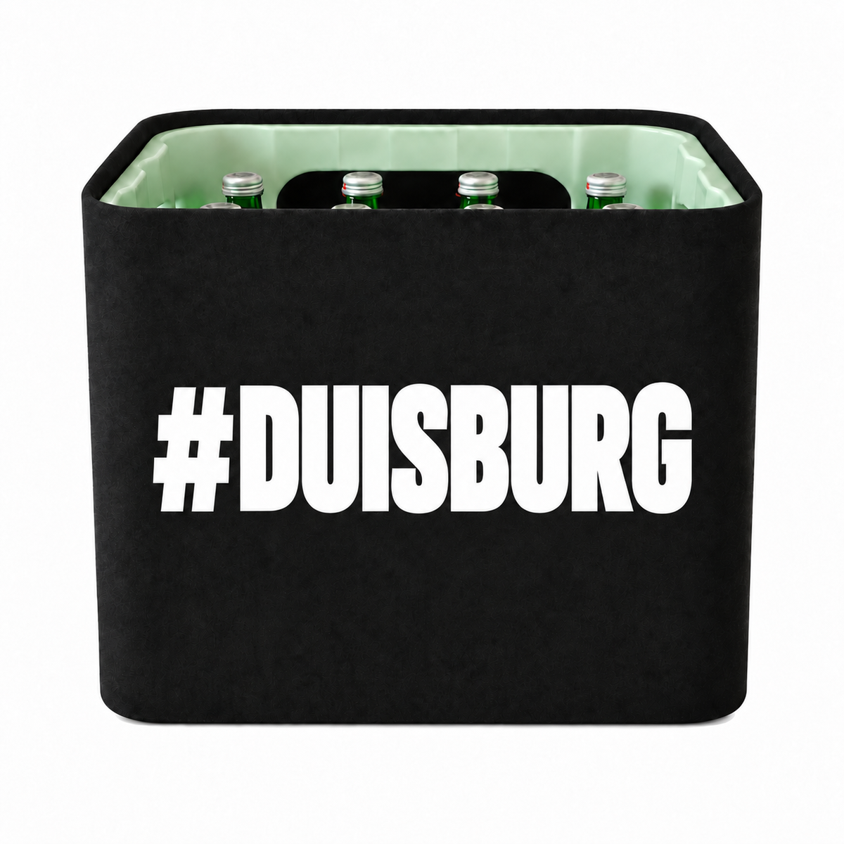 KistenBlende #DUISBURG auf Wasserkiste Glas