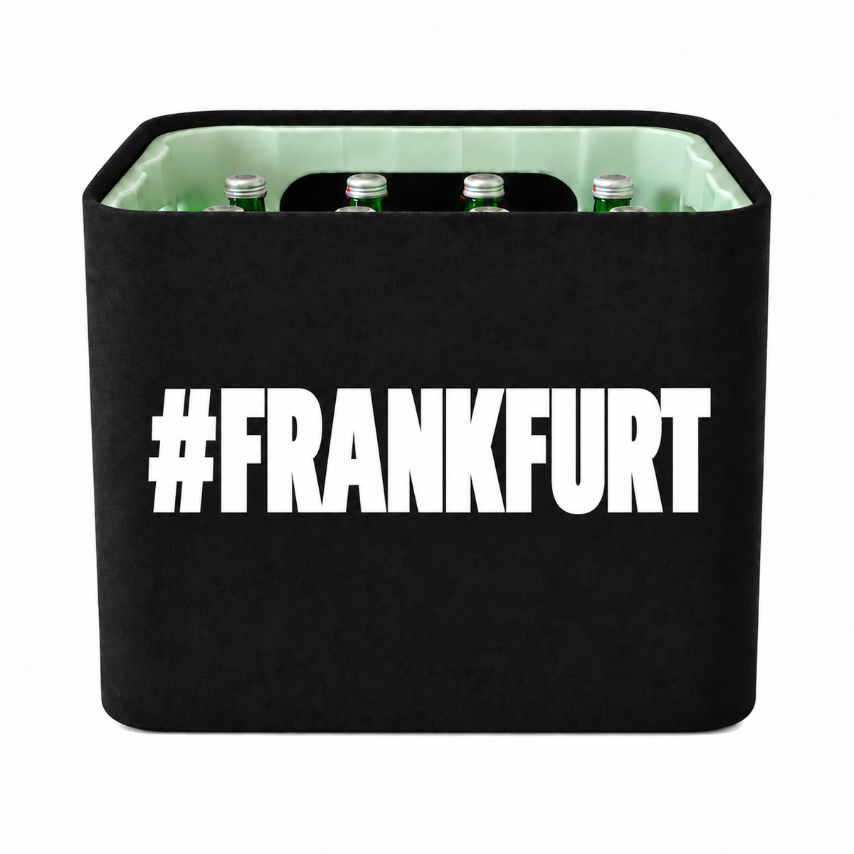 KistenBlende #FRANKFURT auf Wasserkiste Glas