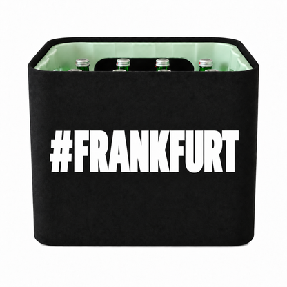 KistenBlende #FRANKFURT auf Wasserkiste Glas