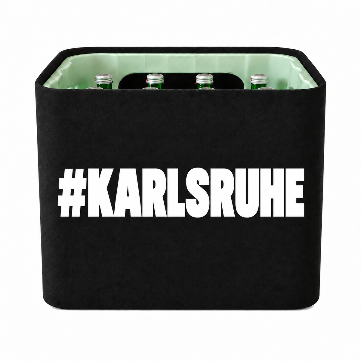 KistenBlende #KARLSRUHE auf Wasserkiste Glas