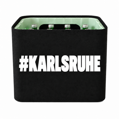 KistenBlende #KARLSRUHE auf Wasserkiste Glas
