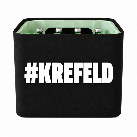 KistenBlende #KREFELD auf Wasserkiste Glas