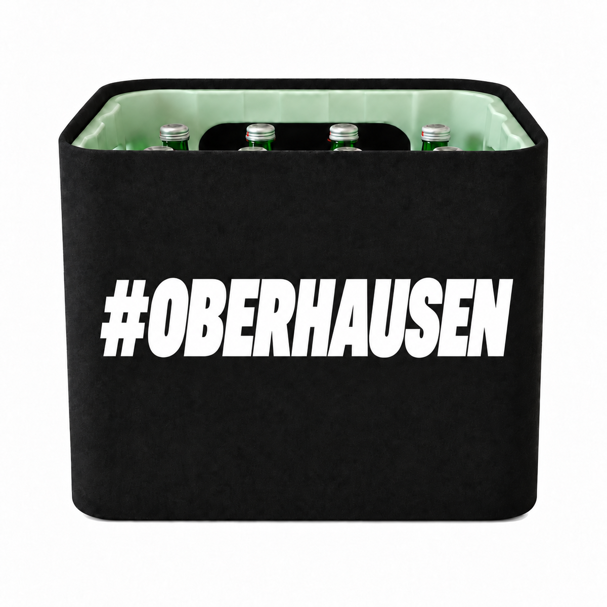 KistenBlende #OBERHAUSEN auf Wasserkiste Glas