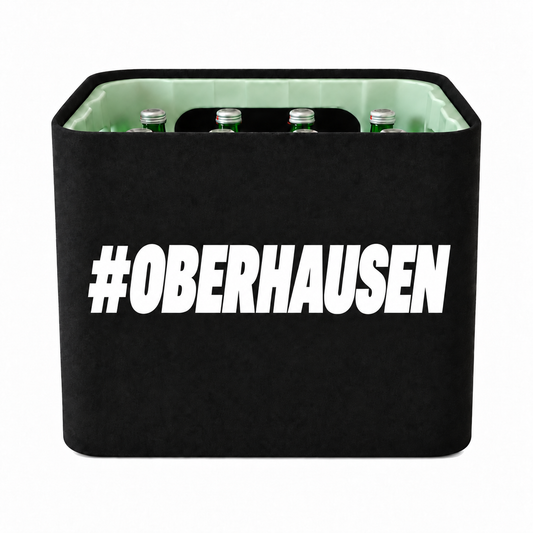 KistenBlende #OBERHAUSEN auf Wasserkiste Glas