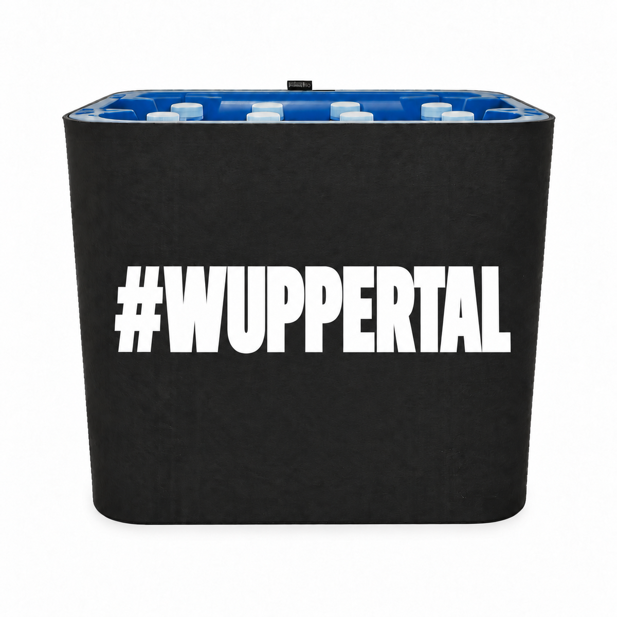 KistenBlende #WUPPERTAL auf Wasserkiste PET