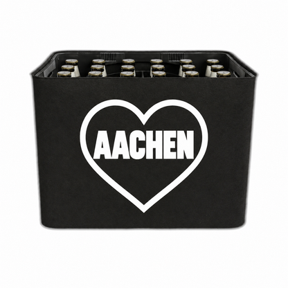 KistenBlende Aachen Stadt mit Herz auf Bierkasten