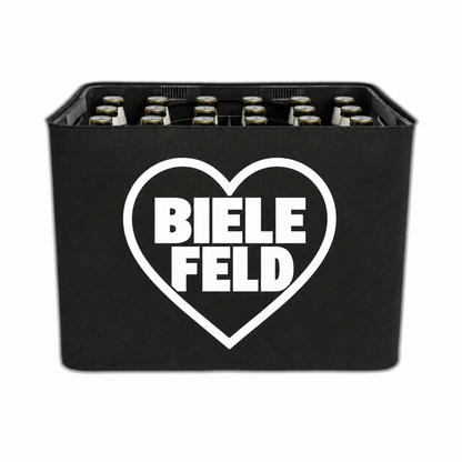 KistenBlende Bielefeld Stadt mit Herz auf Bierkasten
