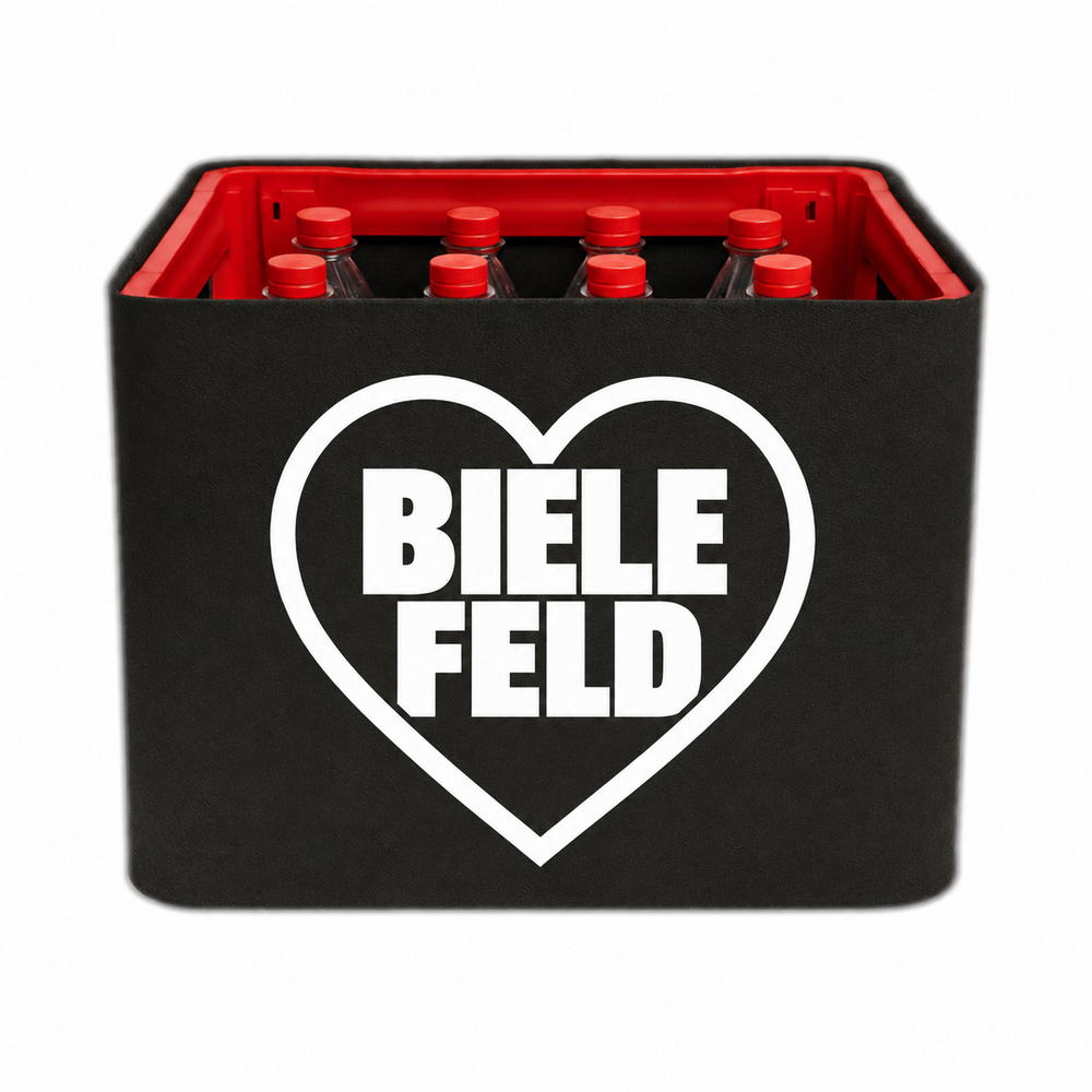 KistenBlende Bielefeld Stadt mit Herz auf Limonadenkiste PET