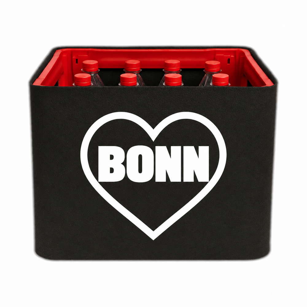 KistenBlende Bonn Stadt mit Herz auf Limonadenkiste PET