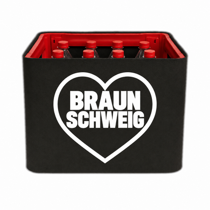 KistenBlende Braunschweig Stadt mit Herz auf Limonadenkiste PET