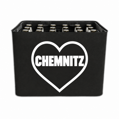 KistenBlende Chemnitz Stadt mit Herz auf Bierkasten
