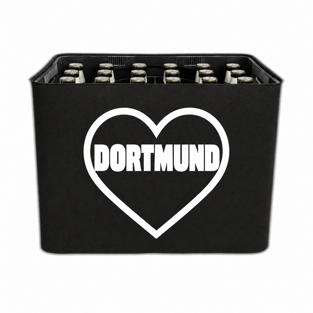 KistenBlende Dortmund Stadt mit Herz auf Bierkasten
