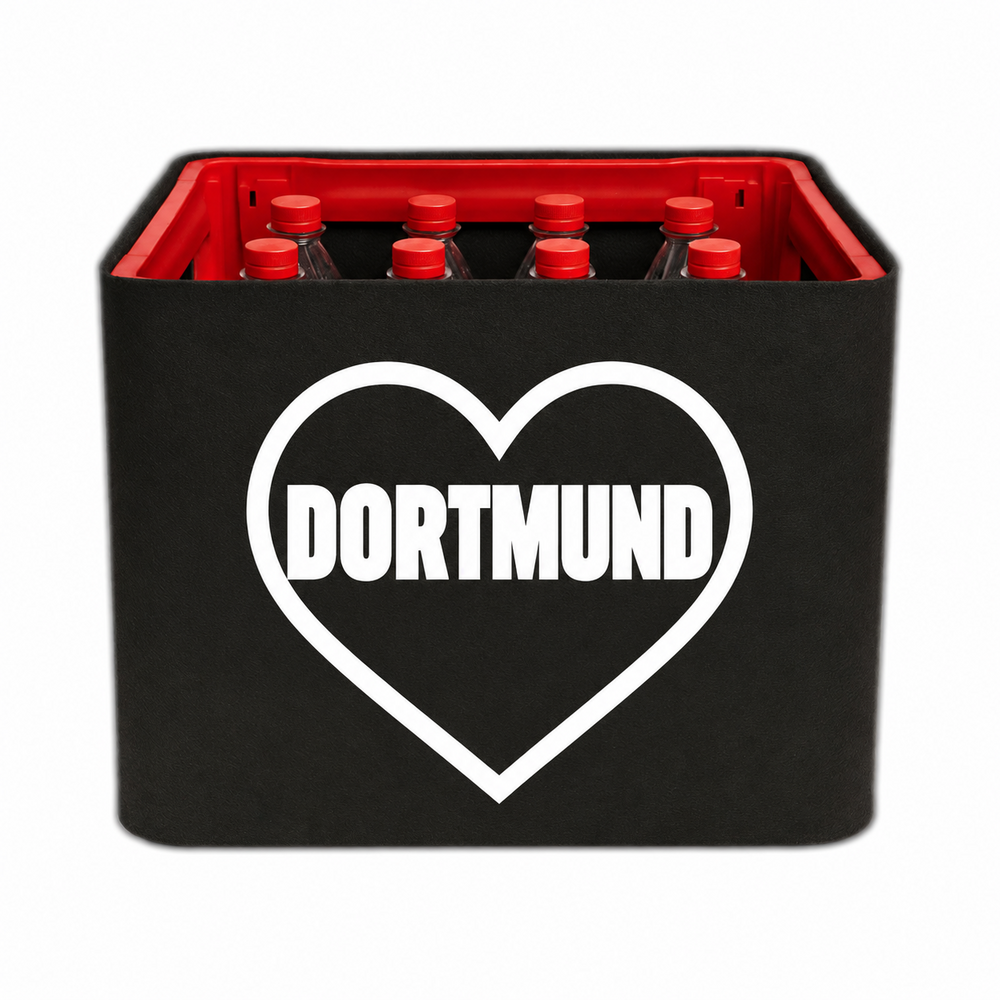 KistenBlende Dortmund Stadt mit Herz auf Limonadenkiste PET