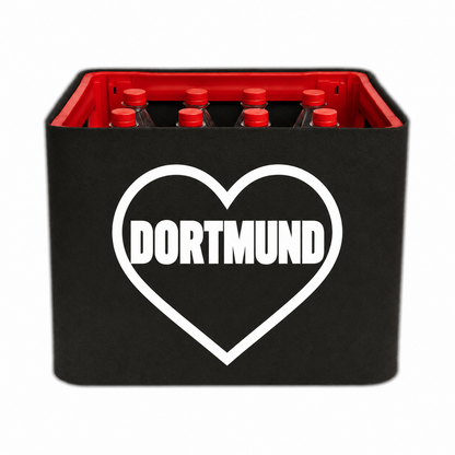 KistenBlende Dortmund Stadt mit Herz auf Limonadenkiste PET