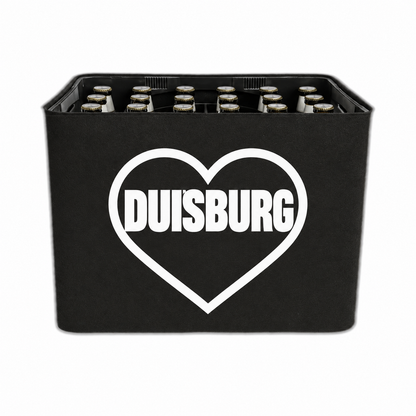 KistenBlende Duisburg Stadt mit Herz auf Bierkasten