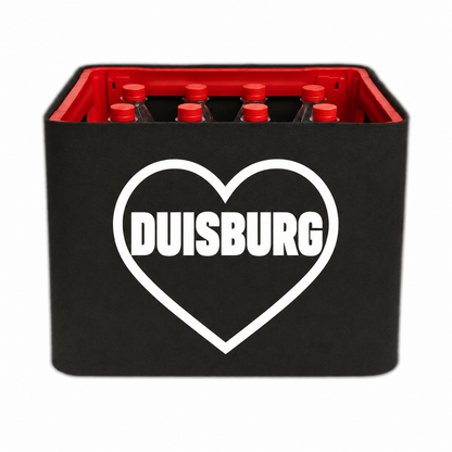 KistenBlende Duisburg Stadt mit Herz auf Limonadenkiste PET