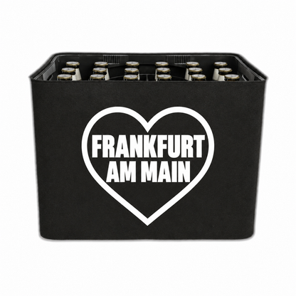 KistenBlende Frankfurt am Main Stadt mit Herz auf Bierkasten