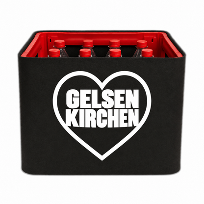 KistenBlende Gelsenkirchen Stadt mit Herz auf Limonadenkiste PET