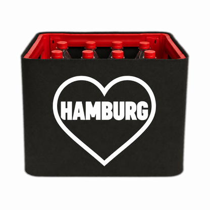 KistenBlende Hamburg Stadt mit Herz auf Limonadenkiste PET
