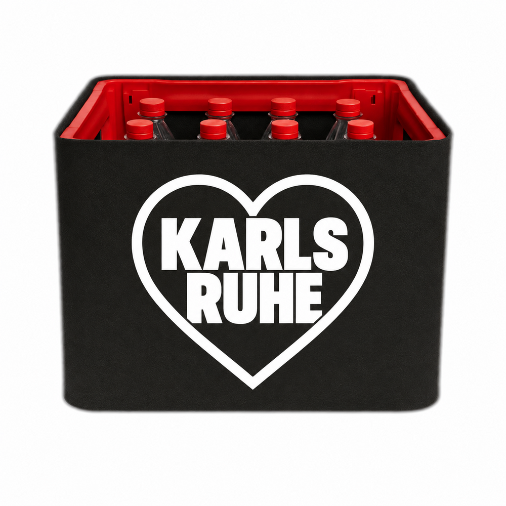 KistenBlende Karlsruhe Stadt mit Herz auf Limonadenkiste PET