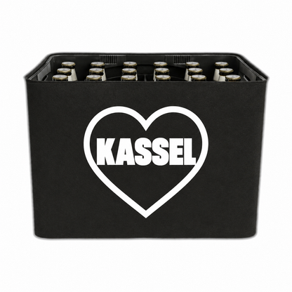 KistenBlende Kassel Stadt mit Herz auf Bierkasten