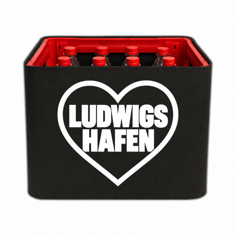 KistenBlende Ludwigshafen am Rhein Stadt mit Herz auf Limonadenkiste PET