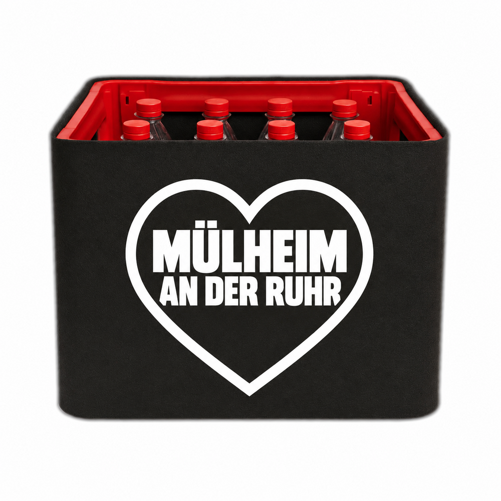 KistenBlende Mülheim an der Ruhr Stadt mit Herz auf Limonadenkiste PET