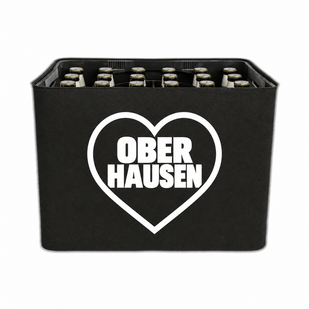 KistenBlende Oberhausen Stadt mit Herz auf Bierkasten