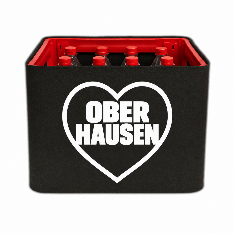 KistenBlende Oberhausen Stadt mit Herz auf Limonadenkiste PET