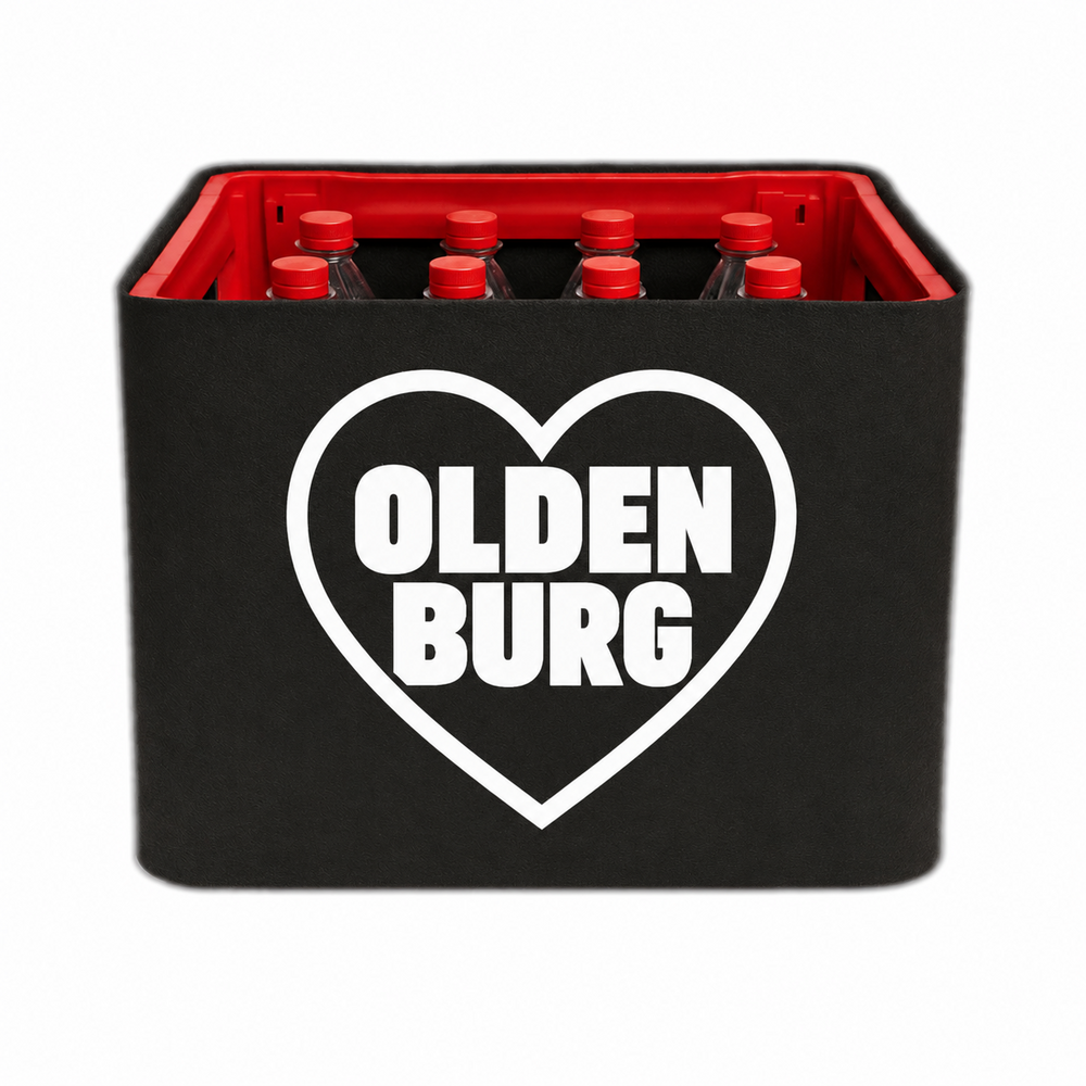 KistenBlende Oldenburg (Oldenburg) Stadt mit Herz auf Limonadenkiste PET