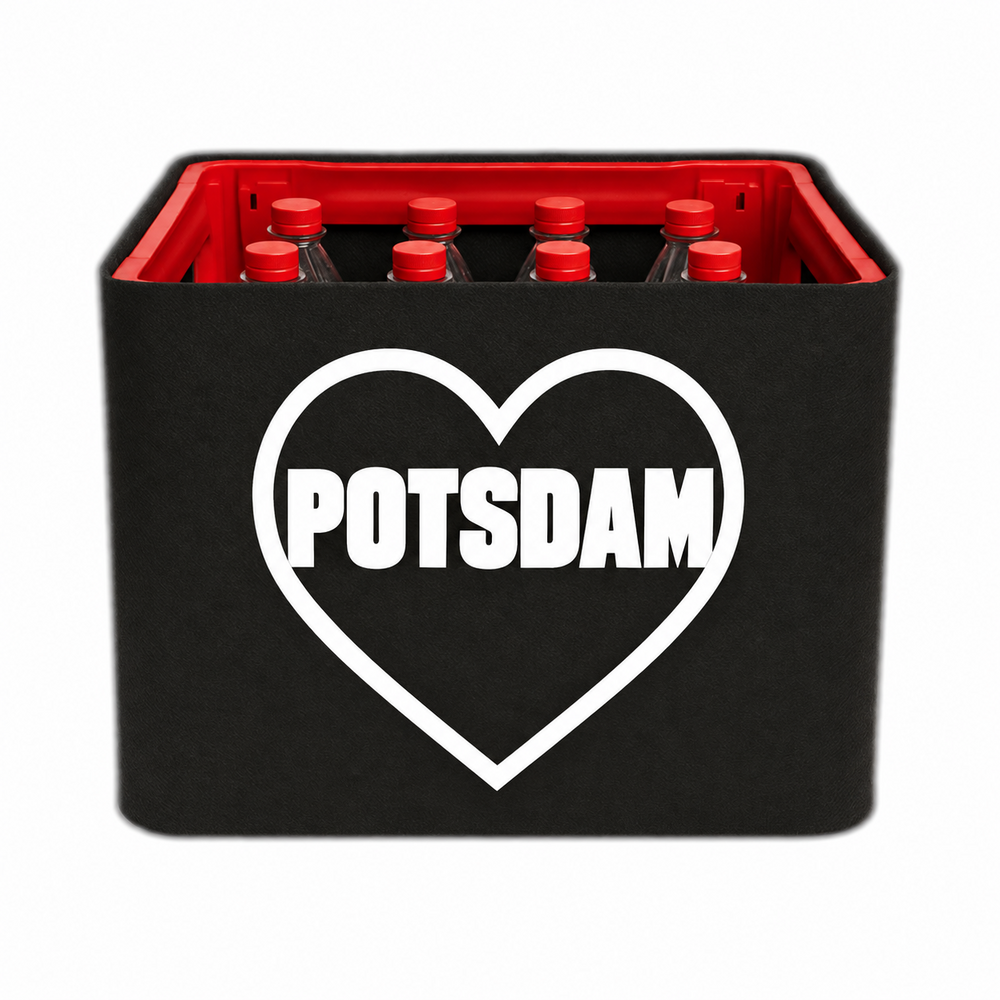 KistenBlende Potsdam Stadt mit Herz auf Limonadenkiste PET