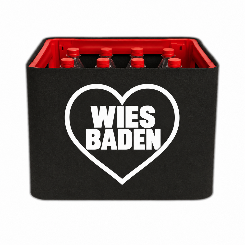 KistenBlende Wiesbaden Stadt mit Herz auf Limonadenkiste PET